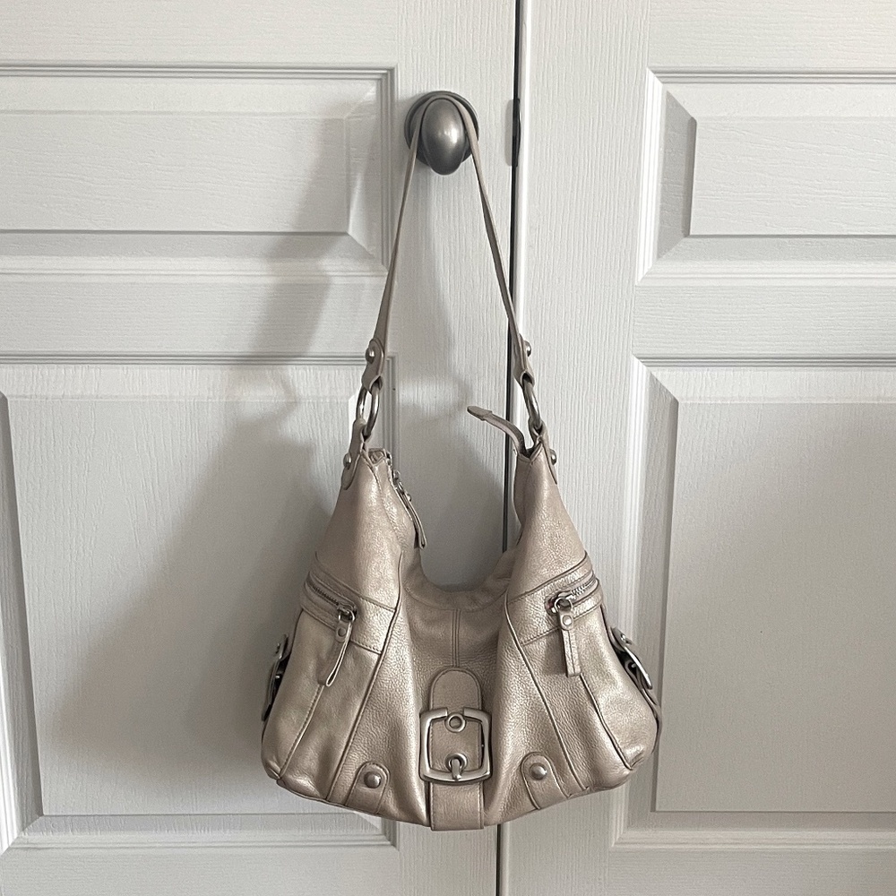 B. Makowsky Leather Handbag